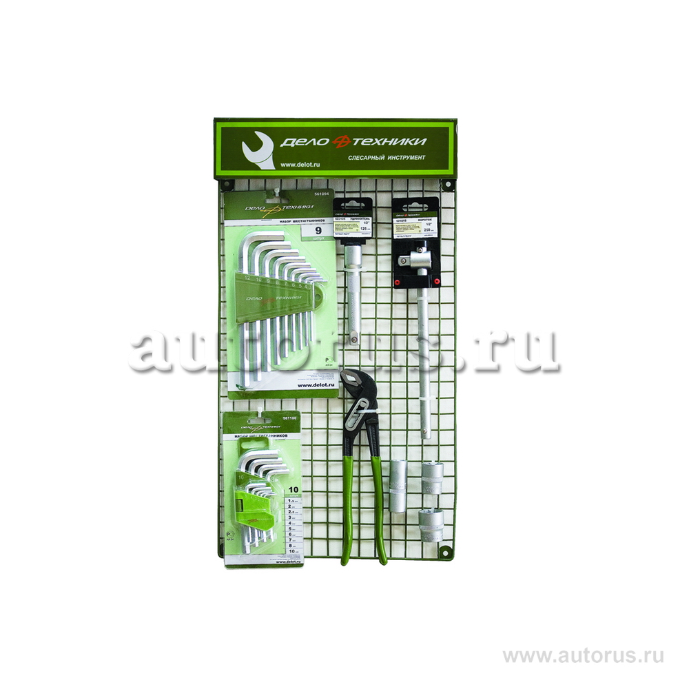 Стенд сетчатый настенный 300x555x40 мм Дело Техники 970555